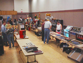 Vendors at the Toronto Pinball and Gameroom Exhibition